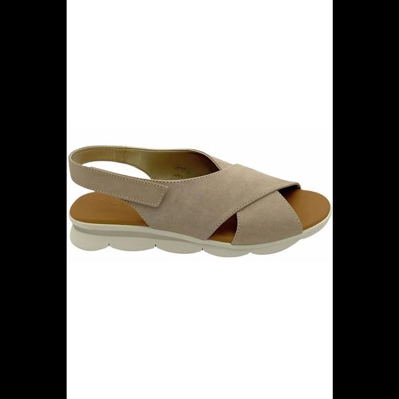 The Flexx Leather Cross Band Back-Strap Sandals Capri Dune - Medium - Picture 1 of 5
